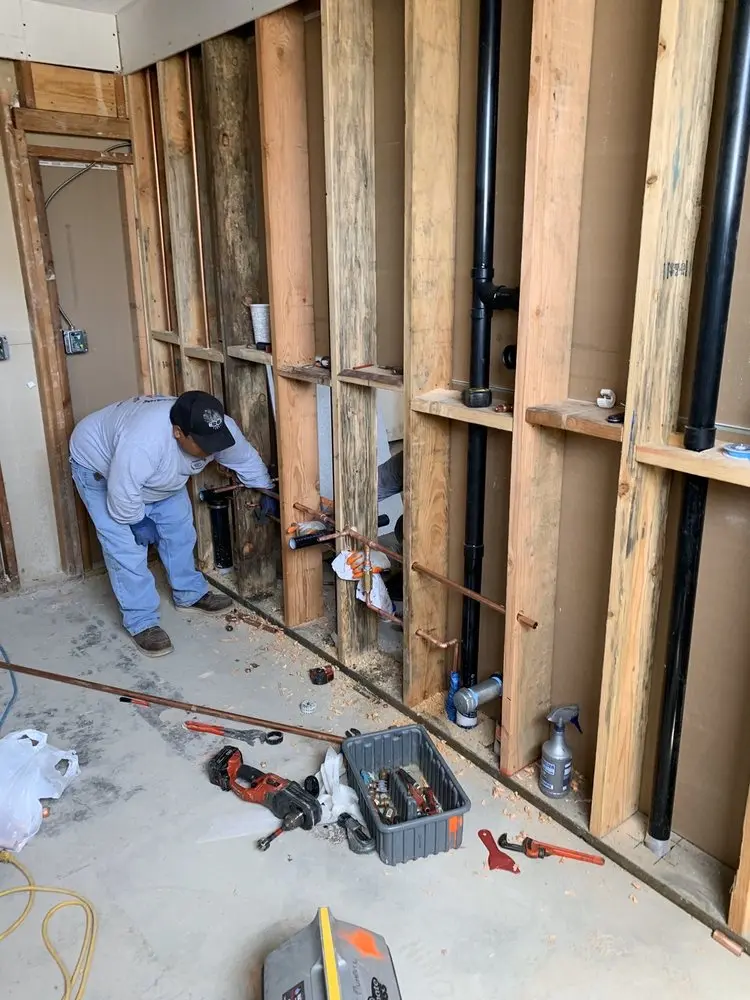 Commercial rough-in plumbing for Gas Line Repair in Hannibal